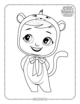 Cry Babies Paty Coloring Pages
