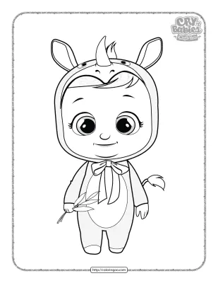 Cry Babies Sasha Coloring Pages