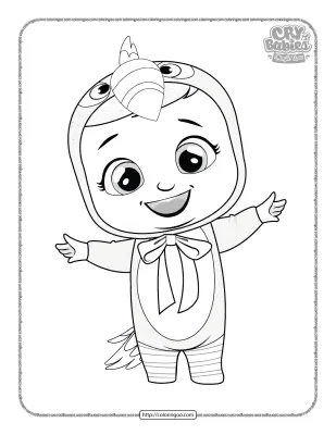 Cry Babies Tuka Coloring Pages