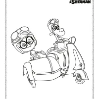 mr peabody and sherman pdf coloring activities