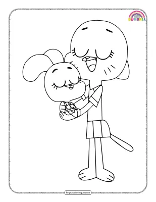 Nicole Watterson Loves Her Childrens Coloring Page