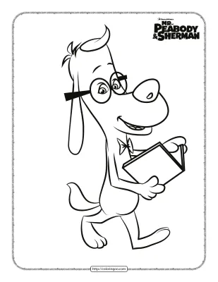 Printable Mr Peabody Coloring Pages