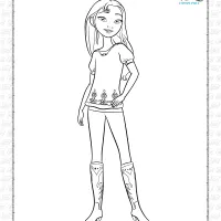 Spirit Riding Free Lucky Coloring Pages 5 spirit riding free lucky coloring pages