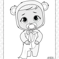 cry babies bonnie coloring pages
