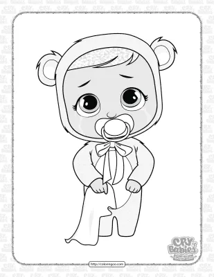 Cry Babies Bonnie Coloring Pages