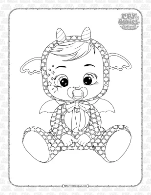 Cry Babies Bruny Coloring Pages