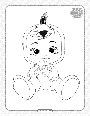 Cry Babies Fancy Coloring Pages