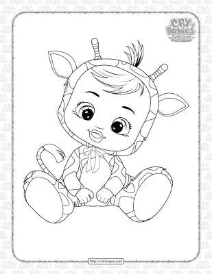 Cry Babies Gigi Coloring Pages