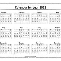 Printable Calendar for Year 2022 Pdf 76 printable calendar for year 2022 pdf