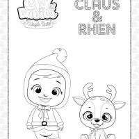 printable cry babies claus rhen coloring sheet