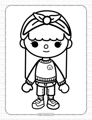 Toca Life Coloring Pages 3