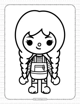 Toca Life Coloring Pages 4
