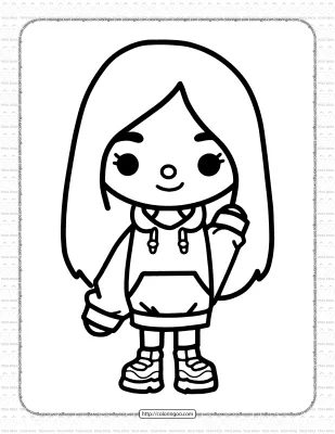 Toca Life Coloring Pages 6