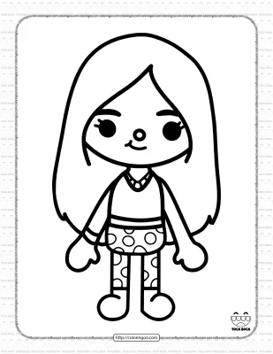 Toca Life Coloring Sheet 12