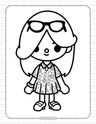Toca Life Coloring Sheet 15