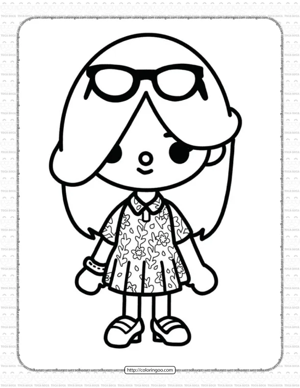 Toca Life Coloring Sheet 15 1 toca life coloring sheet 15