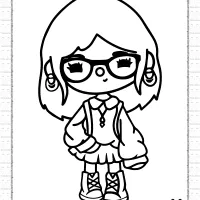 toca life coloring sheet 16