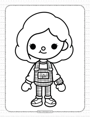 Toca Life Coloring Sheet 18