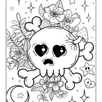 Cute and Creepy Kawaii Coloring Book 02 19 cute and creepy kawaii coloring book 02
