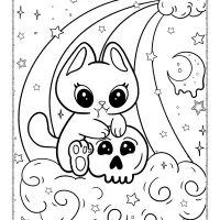 Cute and Creepy Kawaii Coloring Book 04 20 cute and creepy kawaii coloring book 04