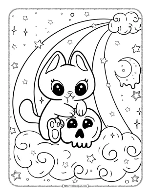 Cute and Creepy Kawaii Coloring Book 04