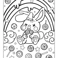 Cute and Creepy Kawaii Coloring Book 08 22 cute and creepy kawaii coloring book 08