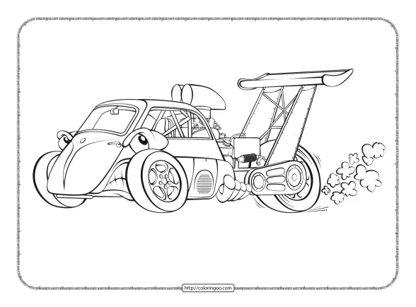 Drag Racing Car Coloring Pages 1 drag racing car coloring pages