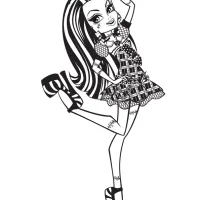 Monster High Frankie Stein Coloring Page 05 48 monster high frankie stein coloring page 05