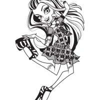 Monster High Frankie Stein Coloring Page 06 39 monster high frankie stein coloring page 06