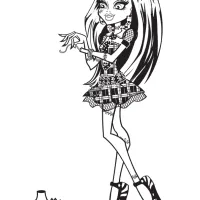 Monster High Frankie Stein Coloring Page 10 42 monster high frankie stein coloring page 10