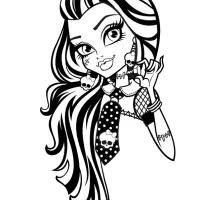 Monster High Frankie Stein Coloring Page 11 35 monster high frankie stein coloring page 11
