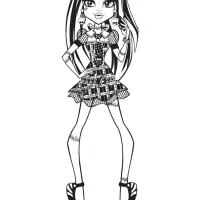 Monster High Frankie Stein Coloring Page 12 36 monster high frankie stein coloring page 12