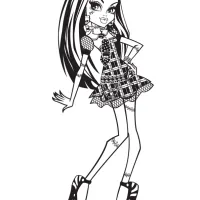 Monster High Frankie Stein Coloring Page 13 38 monster high frankie stein coloring page 13