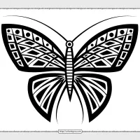 printable best design butterfly tattoo