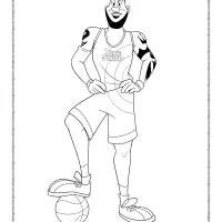 printable lebron james coloring pages