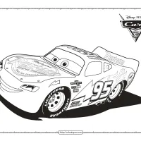 printable lightning mcqueen coloring sheet