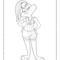 printable lola bunny coloring pages