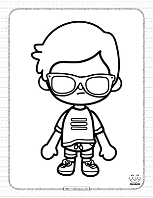 Printable Toca Life Coloring Pages 32