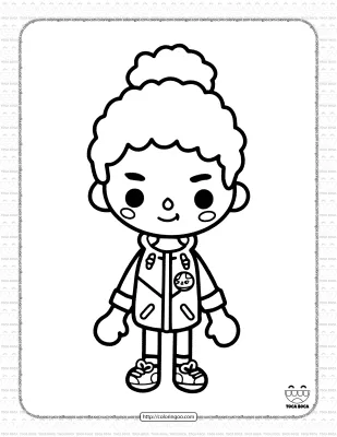 Printable Toca Life Coloring Pages 34