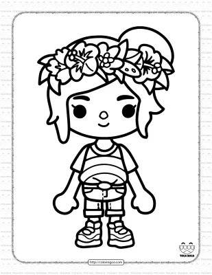 Printable Toca Life Coloring Pages 35