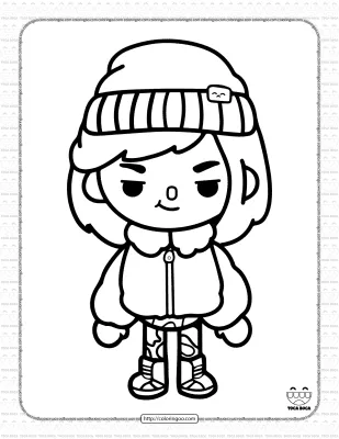 Printable Toca Life Coloring Sheet 29