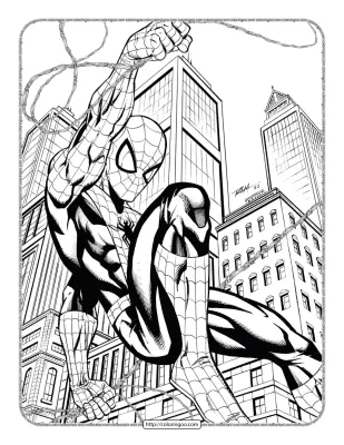 Spider-Man Coloring Activities for Boys