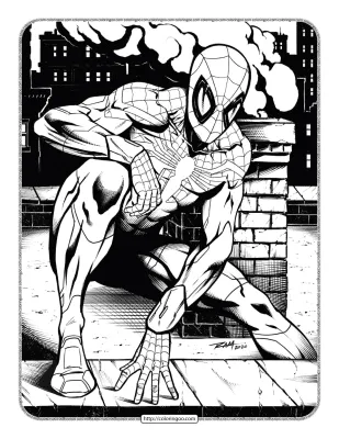 Superior Spider-Man Coloring Pages