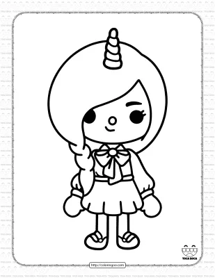 Toca Life Coloring Pages for Kids 36
