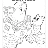 buzz lightyear and sox coloring pages