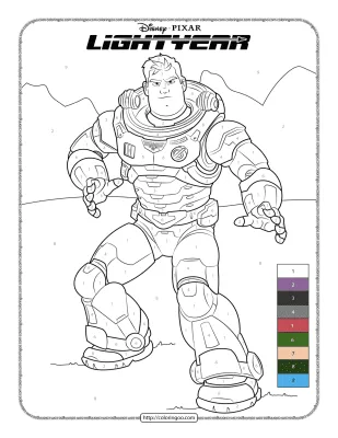 Disney Pixar Lightyear Coloring Pages