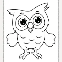 free owl coloring pages