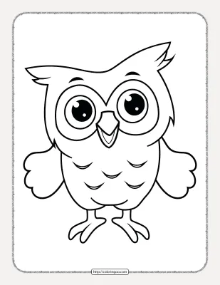 Free Owl Coloring Pages