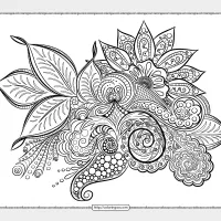 mandala coloring sheet for adults