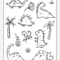 prehistory dinosaurs coloring pages